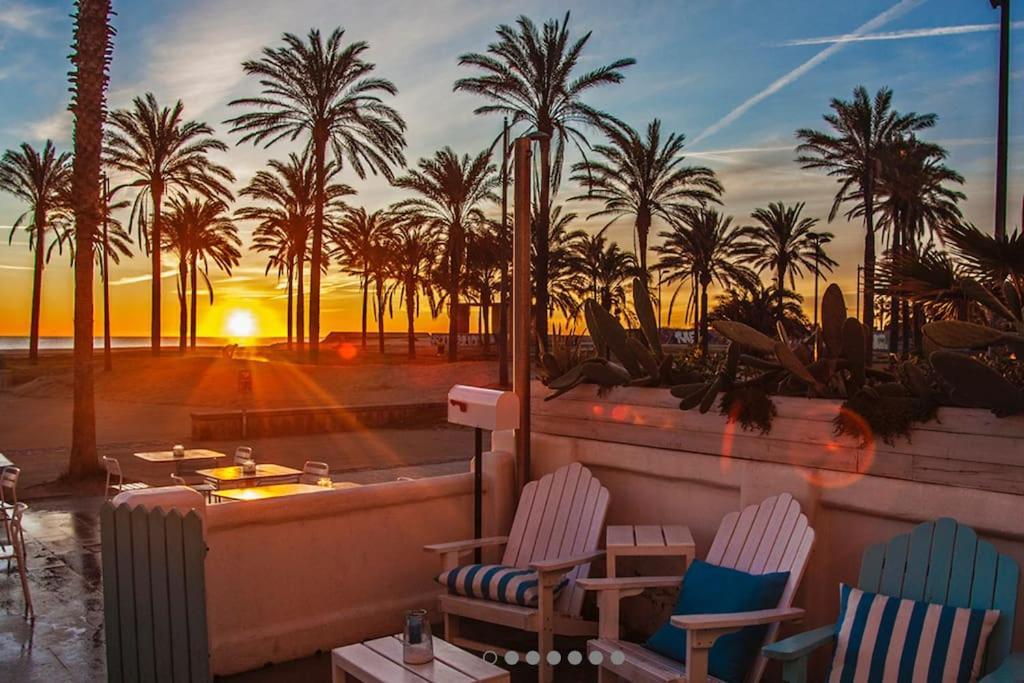 Апартаменты Valencia Atico Playa Patacona. Parking Incluido Экстерьер фото