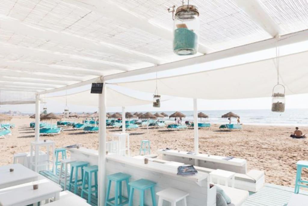 Апартаменты Valencia Atico Playa Patacona. Parking Incluido Экстерьер фото